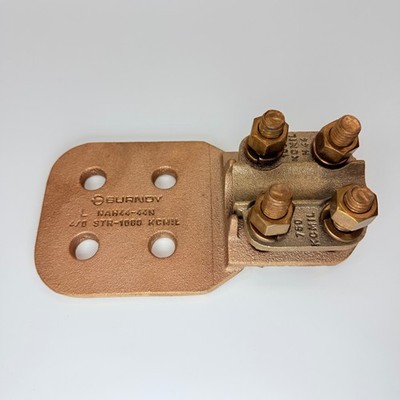 BURNDY L NAH44-44N Ground Lug Connector 4/0 STR-1000 KCMIL 