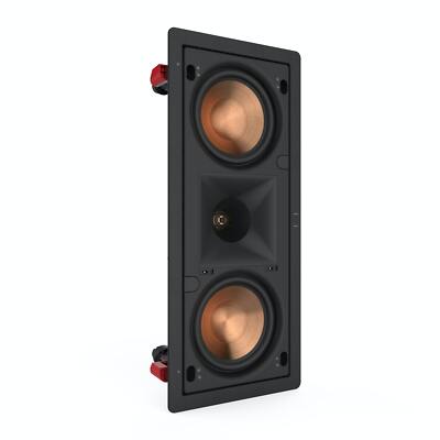 Klipsch PRO-250-RPW LCR In-Wall LCR Speaker, Each (1063965) 2 Pack