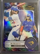 2022 Topps Gold Label Base Class 1 Black #81 Bo Bichette - Toronto Blue Jays