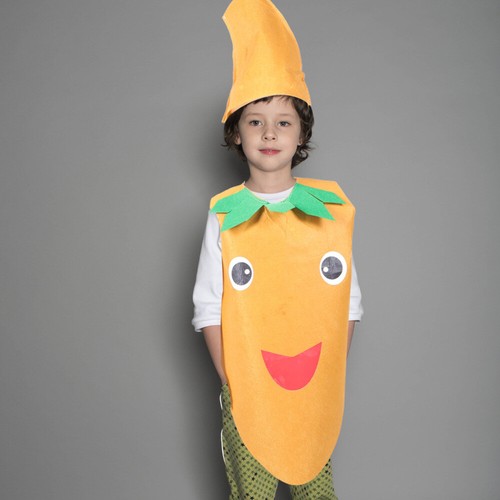 Obst-Gemüse-Kostümset für Kinder, Kartoffel-Performance-Kostüme, Kleidung und - Bild 12 von 12