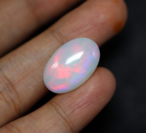 Certified Multi Firing Opal 4.69 Ct 18 x 11 MM Oval Shape 100% Natural Loose Gem - Picture 6 of 10