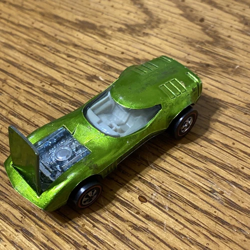 1969 Redline Hot Wheel Torero Lime green
