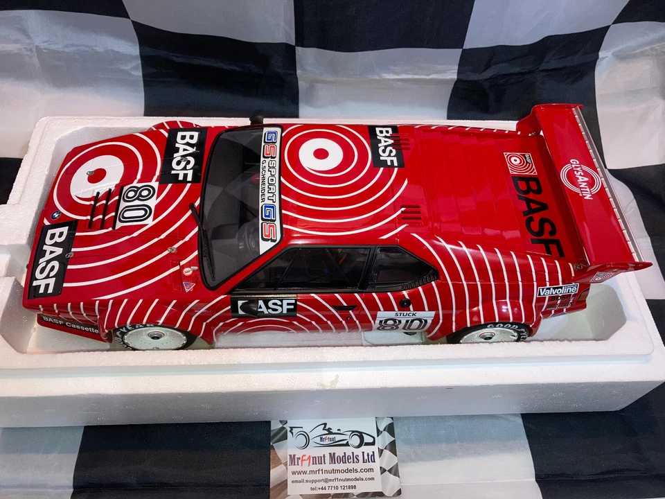 1:12 Minichamps 125802980 Hans Joachim Stuck BMW M1 ProCar #80 BASF 1980 - Image 4 of 4