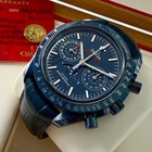 2022 Omega Speedmaster 30493445203001 Ceramic Box + Papers Blue Side of the Moon