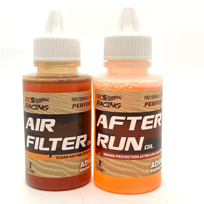 TEAM ASSOCIATED Nitro RC Air Filter Oil & After, Run Oil set formulated for Nitro Engines 59 ml