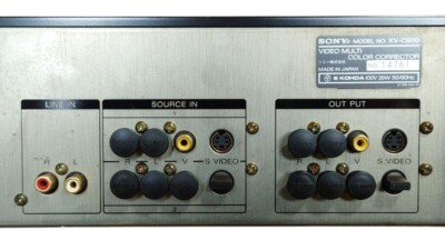 SONYビデオカラーコレクターXV-5000 Sony XV-C900 Vintage Video Multi-Color Corrector 1991 Analog