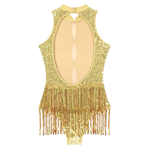 Womens Dancewear Stage Performance Leotard With Hat Samba Latin Dance Outfit - Picture 19 of 67