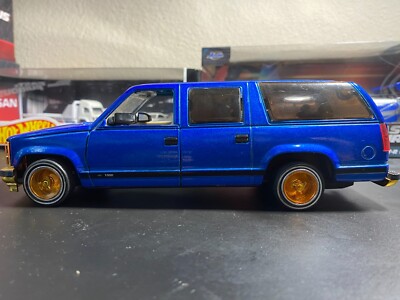 sunnyside 1993 chevy suburban 1/24 blue gold | eBay