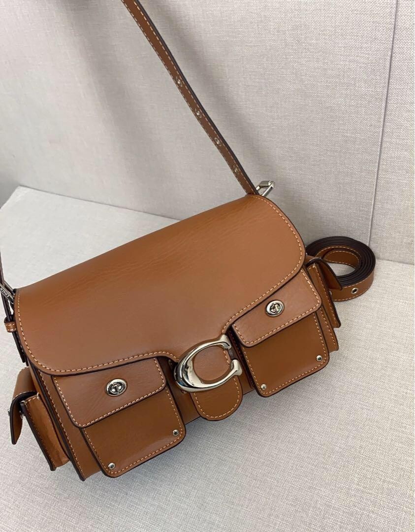 Coach Cargo Turnlock Soft Tabby CU124 Shoulder Bag Brown Leather Outlet coach-cargo-turnlock-soft-tabby-cu124-shoulder-bag-brown-leather-outlet