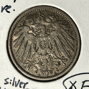 1905-A-Germany-1-Mark-Silver-Coin-XF-Condition