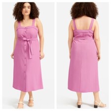NEW EVERLANE Purple The Japanese GoWeave Picnic Dress Size 2 SKU2090