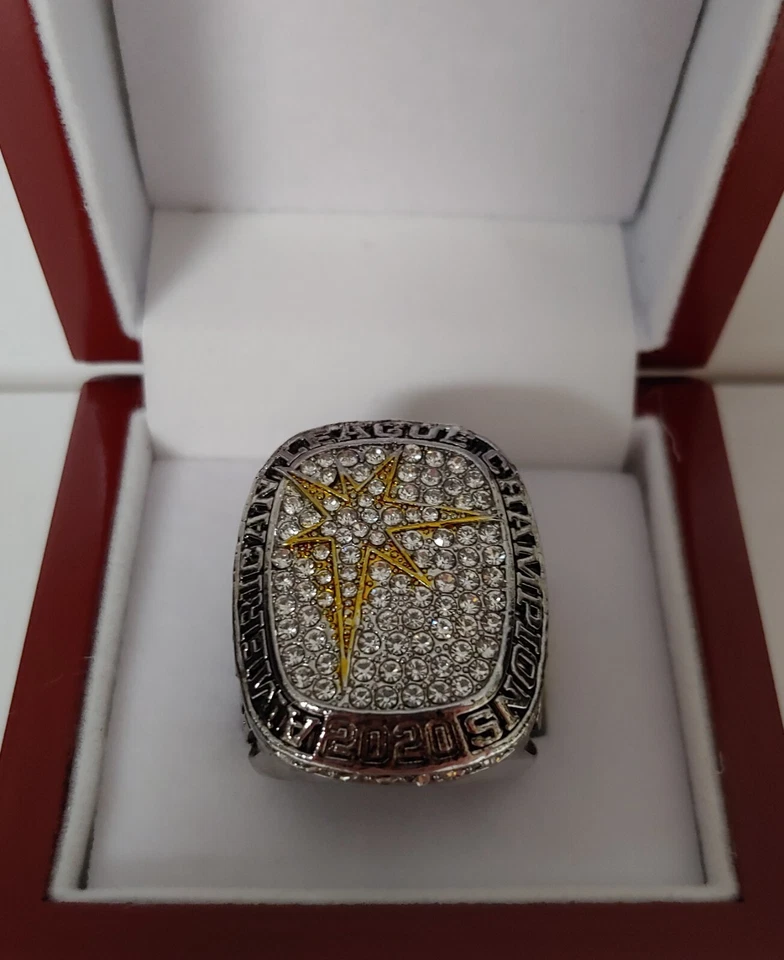 Randy Arozarena - 2020 Tampa Bay Rays AL Pennant Ring With Wooden Display Box - Image 4 of 4