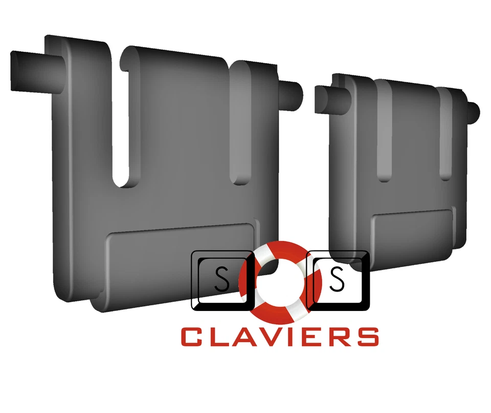 Sharkoon PureWriter RGB Tastatur Ersatz Neigungsbein Ständer Fuß - Bild 2 von 3