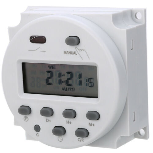 Digitale LCD Zeitschaltuhr DC/AC 12V 16A Timer Programmierbar Schalter Zeit Gut~ - Bild 16 von 20