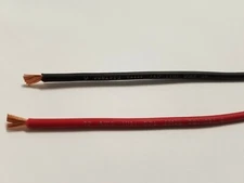 100' GXL AUTOMOTIVE WIRE 12 AWG HIGH TEMP BLACK + RED 50 FT EA W LEGEND PRINT