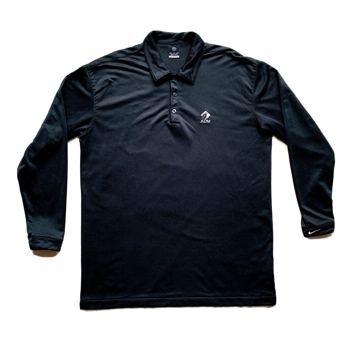 Nike swoosh long sleeve polo sale