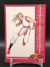 Andy Bogard #3 REAL BOUT FATAL FURY KOF SNK Trading Card 1996 GAMEST CCG Japan