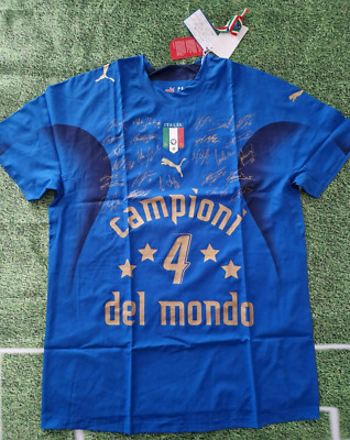 Italien PUMA Trikot 2006 Celebrative Welt Cup Victory Unterzeichnet Team XL Rare