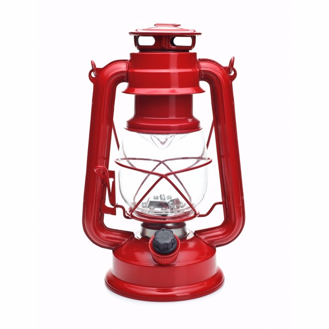 15 Leds Batterie Camping Laterne Garten Lampe Leuchte Led Sturmlaterne Rot