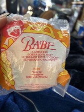 NEW 1995 McDonald's Babe Pig Plush Happy Meal Toy 1