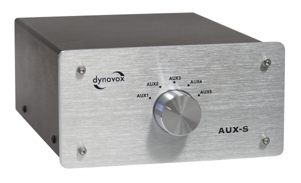 Commutatore Audio Dynavox AUX-S - 5 Ingressi RCA - Nero, Metallo - Foto 3