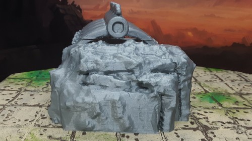 Rib Cage Prison Cell Removable Top 28mm Scale Dungeons & Dragons Miniature Model - Picture 6 of 7