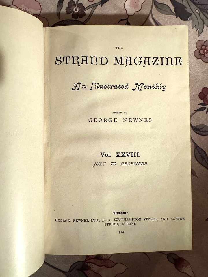 1st Print Sherlock Holmes A Conan Doyle - The Strand Magazine - Vol 28 1904 - Image 2 of 4