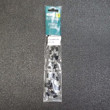 Foster Grant E-Z Reader Eyewear Chain Black/Clear Gemetric Beads