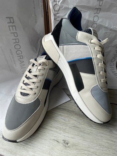 ANDROID HOMME BLUE WHITE MATADOR TRAINERS SHOES AHS-253 - UK 8 (42) - NEW BOX - Picture 13 of 19