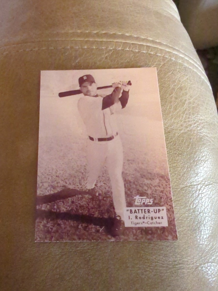 2007 Topps Trading Card History Ivan Rodriguez Tigers TCH35