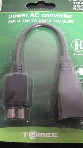 Tomee Power AC Converter For XBOX 360 To XBOX 360 Slim, New Sealed (TUB1) - Picture 3 of 5