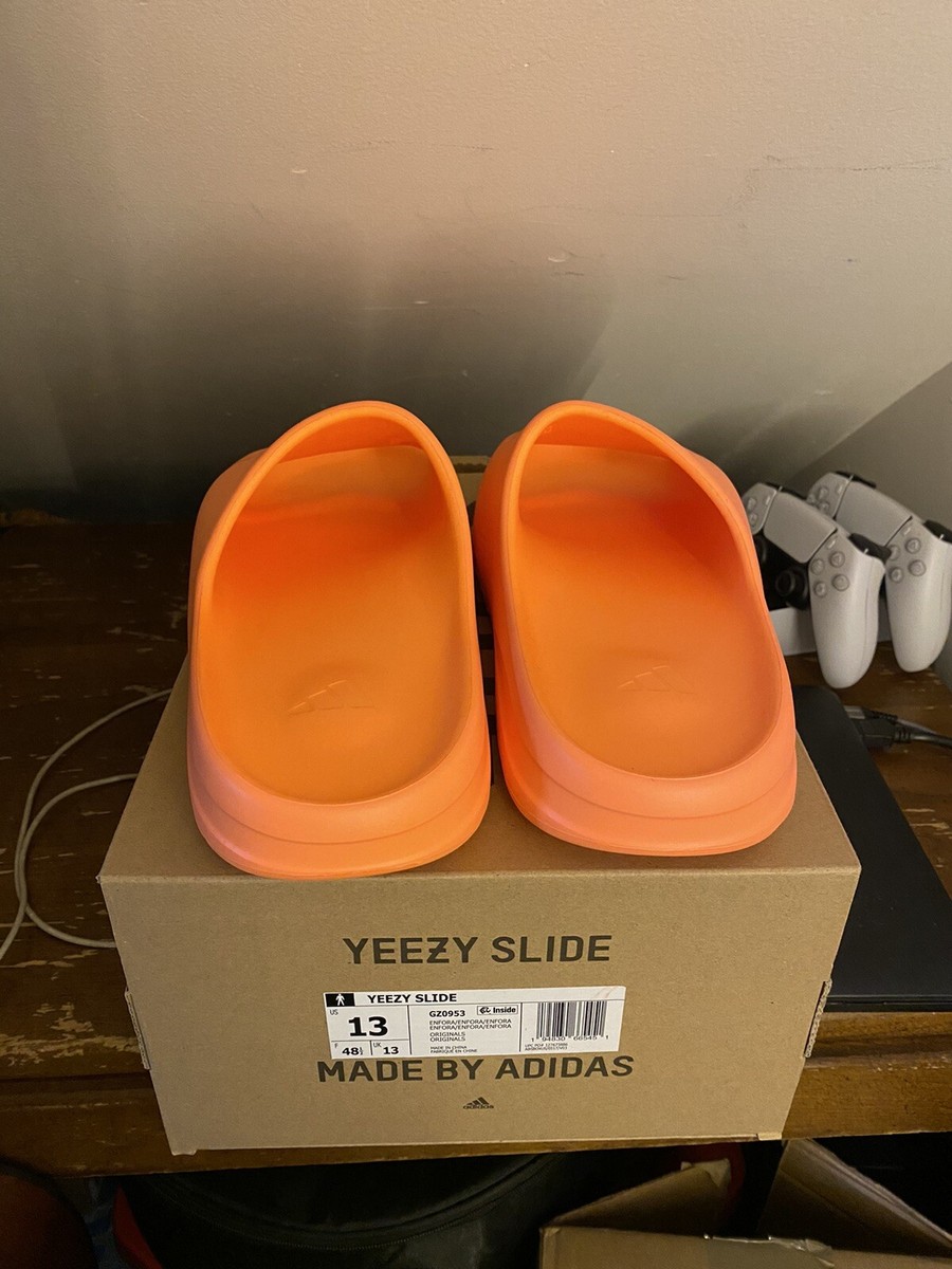 🔥🔥Adidas Yeezy Slide GZ0953 Enflame Orange Mens Size 13 🔥🔥Adidas Yeezy Slide GZ0953 Enflame Orange Mens Size 13