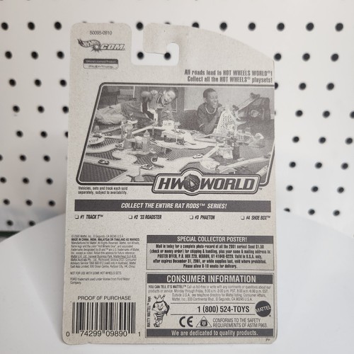 š„HotWheels Scarpiera 4/4 Rat Rods Serie Lucky Nines 2001 Collezionisti #060 - Foto 5 di 5