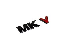 Rear Trunk Badge Emblem Mkv High Gloss Black Red For Vw Golf Jetta Mk5 Rear Trunk Badge Emblem Mkv High Gloss Black Red For Vw Golf Jetta Mk5