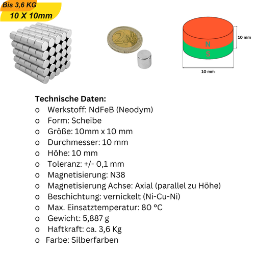 Neodymium Magnets Your Choice - Choose Size and Quantity - Strong Super Magnets - Picture 39 of 57