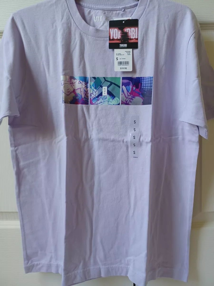 Uniqlo YOASOBI UT (SHORT-SLEEVE GRAPHIC T-SHIRT) purple Size S