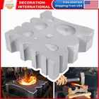 50lb Blacksmith Swage Block Anvil Forge Bowl Ladle Spoon Making Solid Cast Iron