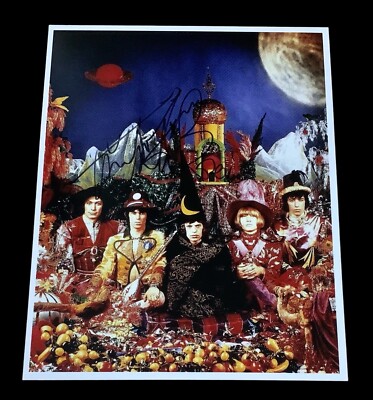 SIGNIERTES CHARLIE WATT THE ROLLING STONES FOTO SELTEN KEITH RICHARDS MICK JAGGER