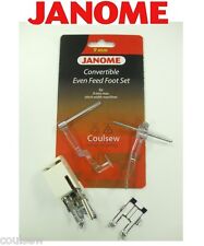 JANOME WALKING EVEN FEED CONVERTIBLE FOOT SET OPEN TOE MC9900,Atelier 5 9mm CatD