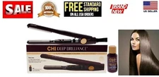 CHI Deep Brilliance 1" Titanium Hair Straightener Purple +Free Serum GFDB12