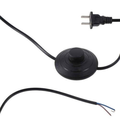 Round Footswitch Plastic Foot Pedal Push Switch Lamp Light On-Off Control - Picture 11 of 12