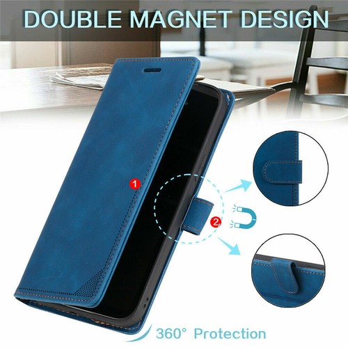 Leather Flip Stand Wallet Phone Case For Samsung A12 A22 A32 A52 A72 A02S A03S - Picture 9 of 32