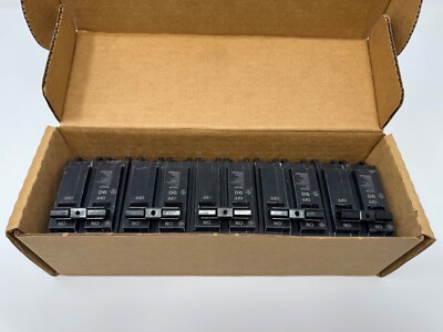 Pack of 5 GE ABB THQL2190 2 Pole 90 Amp Plug In Type THQL 120/240 Breaker New