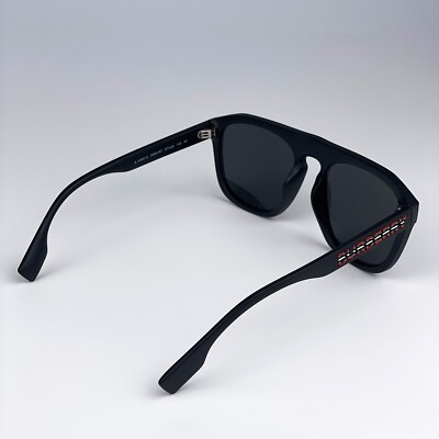 Burberry Women Sunglasses Matte Black Dark Grey Square  display picture 1