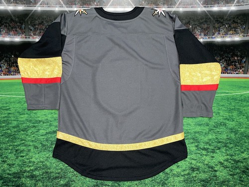 Las Vegas Golden Knights NHL Youth Hockey Jersey Sz L/XL Preowned - Picture 9 of 12