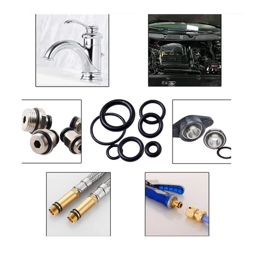 225x Assorted O RING SET Black Rubber Seals Sink Tap Washers Plumbing Air Gas - Bild 5 von 12