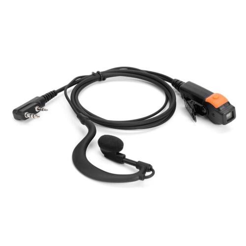 Dual PTT 2pin K-type Earpiece Headset for Kenwood Baofeng Radio Walkie-talkie - Afbeelding 1 van 10