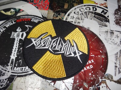 Toxic Holocaust Shape Patch Gestickt Thrash Metal Municipal Waste