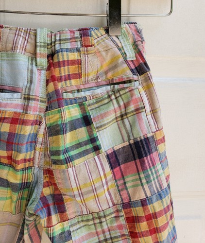 Gap Jungen Größe 5T Madras kariert Patchwork Shorts Baumwolle - Bild 4 von 5