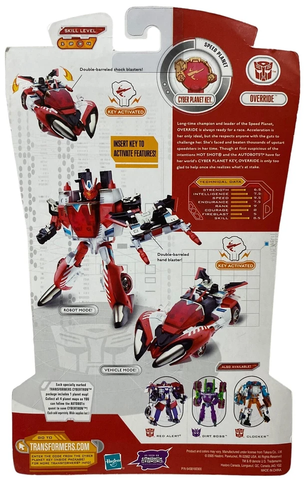 Transformers Cybertron Deluxe Class Override Action Figure NEW 2005 - Image 2 of 4